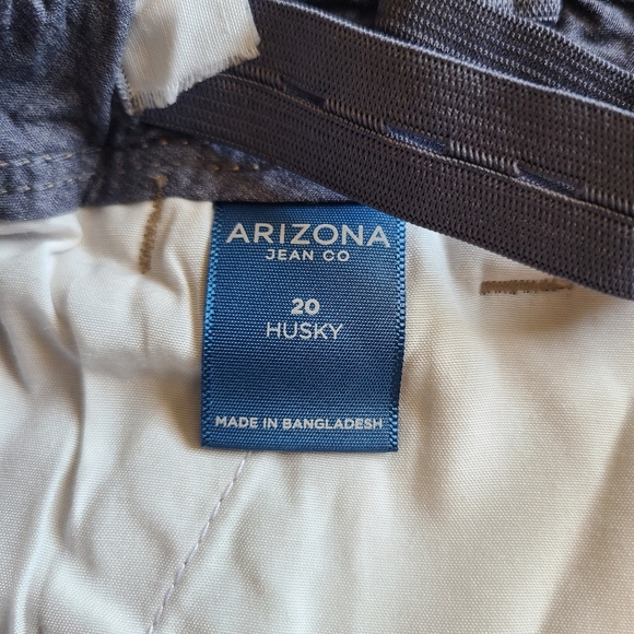 Arizona Flex Chino Shorts Tan Size 20 Husky - Picture 3 of 6